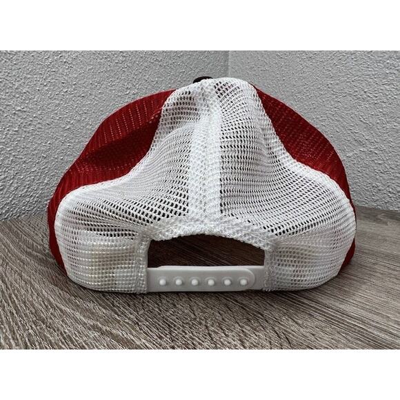 Vintage Nassau Bahamas Flat Brim Mesh Adjustable Trucker Hat - Picture 4 of 11